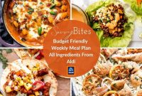 Aldi Weekly Budget Meal Plan with Free Grocery List