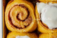 Pumpkin Cinnamon Rolls Recipe with Cream Cheese Frosting