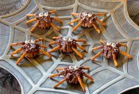 No-Bake Chocolate Pretzel Spiders for Halloween