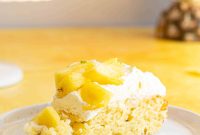 Moist Pina Colada Cake Recipe with Fresh Pineapple