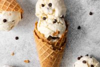 Cannoli Ice Cream Recipe with Ricotta and Chocolate Chips