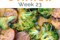 Keto Meal Plan Week 23 with Printable Grocery List