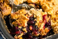 One Bowl Blueberry Lemon Dump Cake