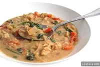 Creamy Thai Peanut Chicken Soup Recipe