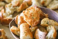 Rustic Garlic Butter Croutons Recipe
