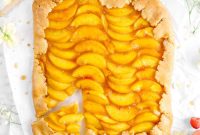 Peach Galette with Brown Sugar and Nutmeg Recipe