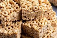 No Bake Cheerios Marshmallow Bars Recipe