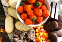 Spooky Halloween Charcuterie Board for Party Guests