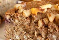 Moist Blueberry Banana Cake Bars Recipe