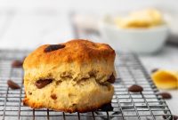 Flaky Chocolate Chip Scones Recipe for Afternoon Tea