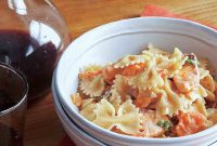 Salmon Pasta with Creamy Tomato Basil Sauce