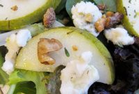 Arugula and Pear Salad with Toasted Walnuts Recipe