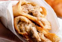 Flaky Sausage and Cheese Turnovers