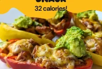 BBQ Chicken and Guacamole Bell Pepper Bites