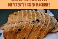 How to Convert Bread Machine Recipes for Different Loaf Sizes