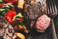 Grilled Lamb Loin Chops with Classic Panzanella Salad
