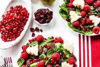 Festive Christmas Salad Recipe with Cranberries and Pecans
