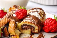 5-Ingredient Nutella French Toast Casserole