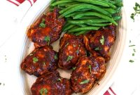 Sticky, Juicy Slow Cooker BBQ Chicken Thighs Recipe