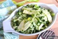 Refreshing Low-Carb Fennel, Celery and Cucumber Salad