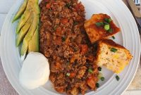 Mexican Beef with Mini Cheese Bread Bites Recipe