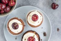 Moist Fudgy Chocolate Cherry Cupcakes Recipe