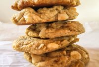 White Chocolate Macadamia Nut Cookies with Browned Butter Recipe
