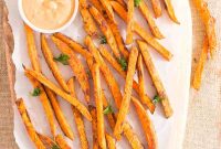 Crispy Sweet Potato Fries with Smoky Paprika Garlic Aioli