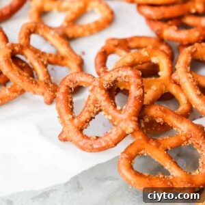 Air Fryer Garlic and Onion Pretzels Featured Image