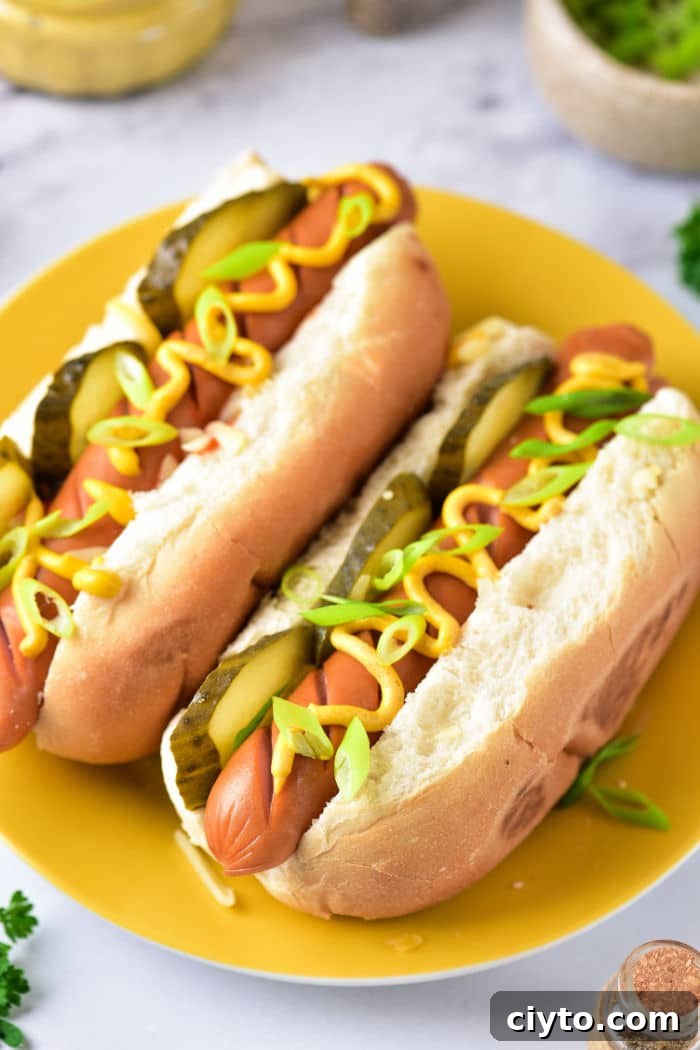 Mustard Hot Dog