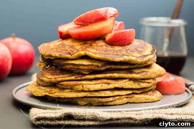 40 Pumpkin Recipes You'll Love This Fall 2 Wholemeal Pumpkin Pancakes Recipe @ Recipes From A Pantry