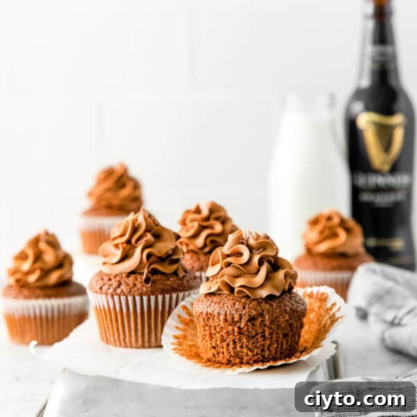 Chocolate Guinness Cupcakes