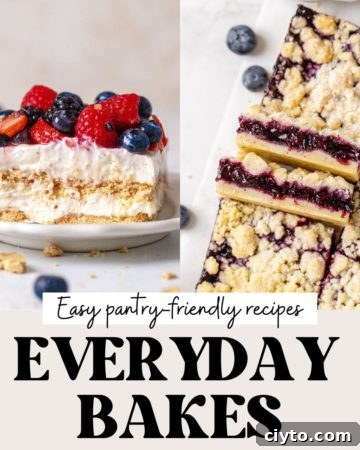 Easy pantry friendly bakes