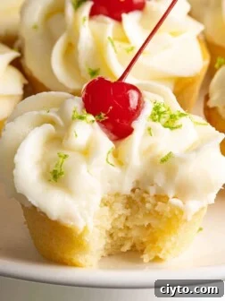 Piña Colada cupcakes