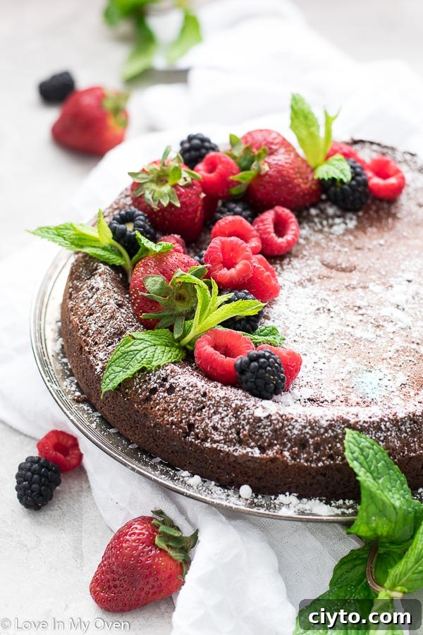3-Ingredient Flourless Chocolate Cake Recipe 3 3 ingredient flourless chocolate cake