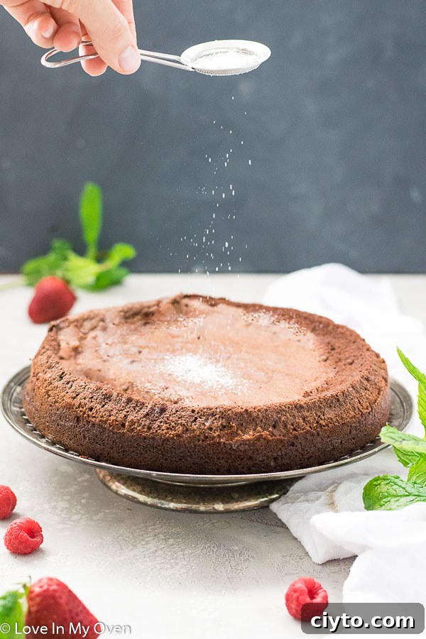 3-Ingredient Flourless Chocolate Cake Recipe 6 3 ingredient flourless chocolate cake