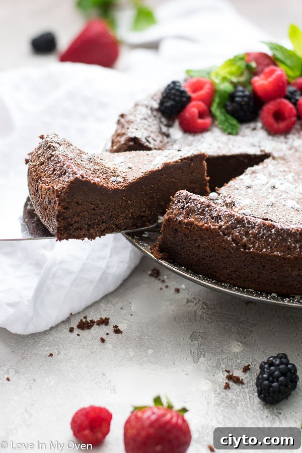 3-Ingredient Flourless Chocolate Cake Recipe 7 3 ingredient flourless chocolate cake