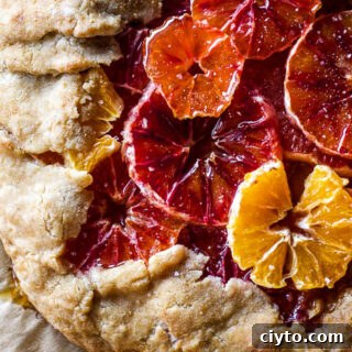 Winter Citrus Galette (Gluten-free)