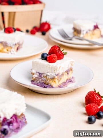 Milk and Berries Cake