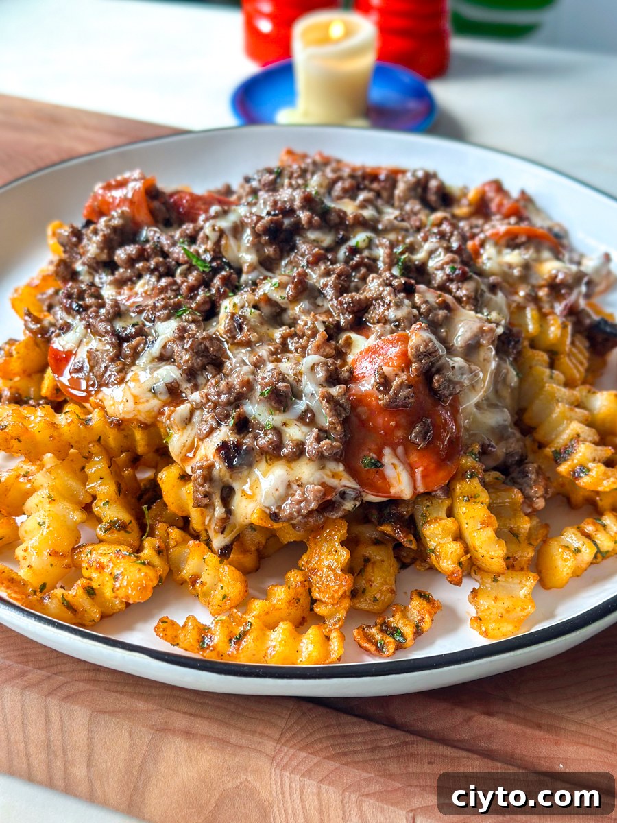 pizza loaded fries
