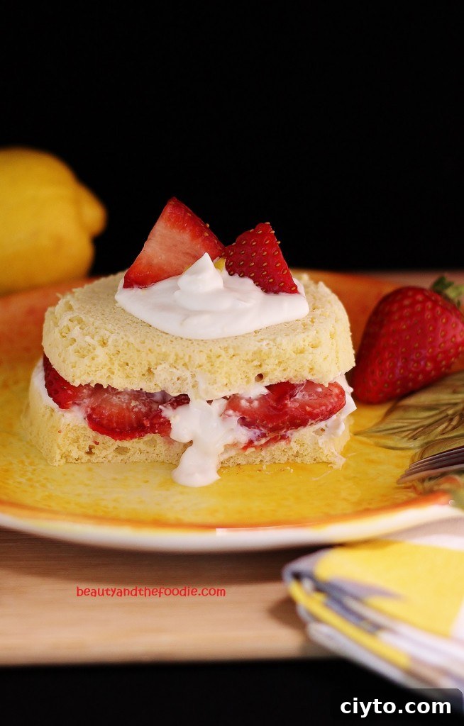 A quick & easy to make keto strawberry shortcake.
