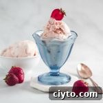 Easy Keto Strawberry Ice Cream