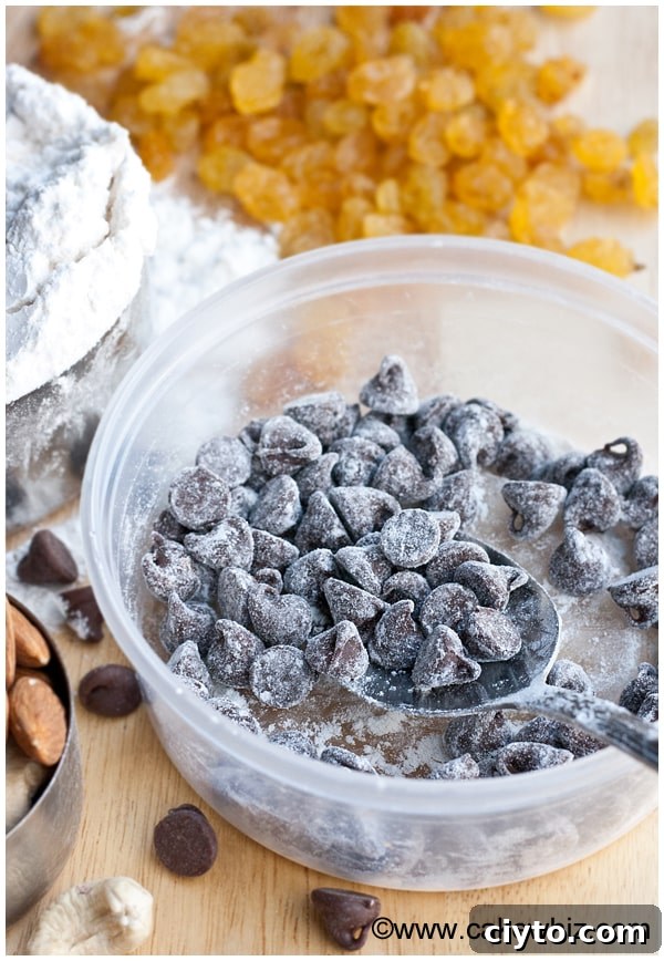 Keep Chocolate Chips from Sinking in Muffins and Cakes 3 how to stop chocolate chips from sinking 1