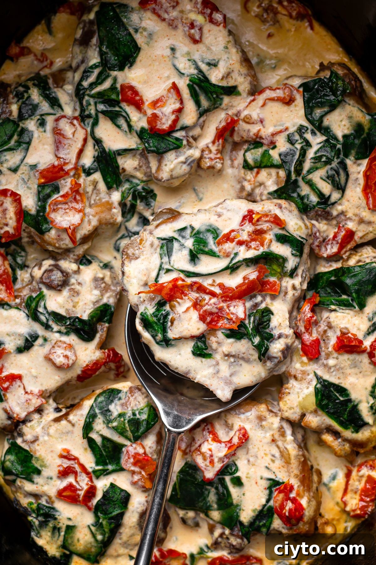 Crockpot Tuscan Chicken