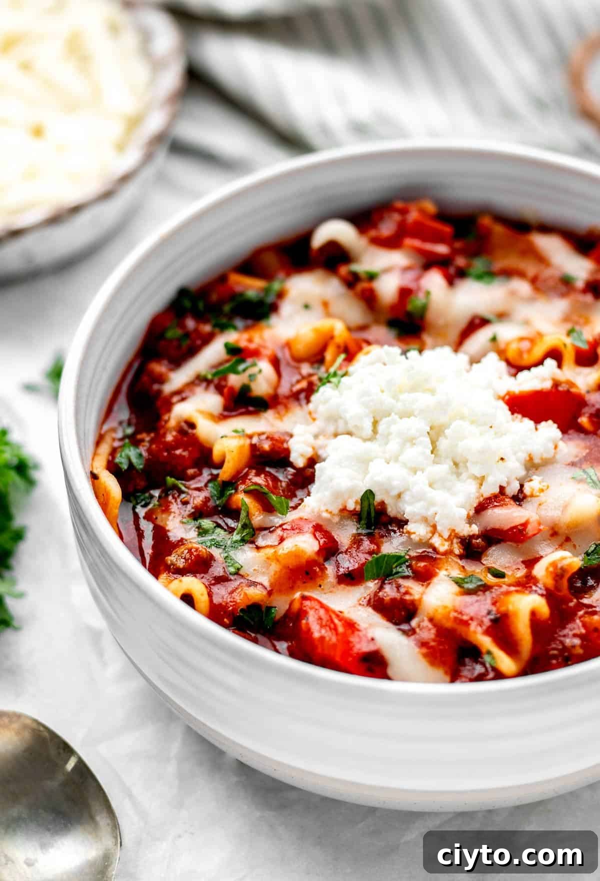 20. Lazy Lasagna Soup