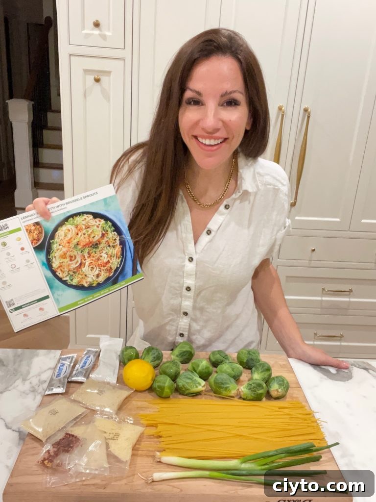 a woman trying HelloFresh to see if its worth it