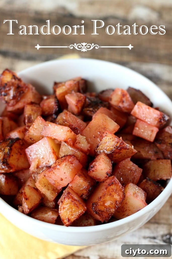 Tandoori Potatoes - Mom vs the Boys