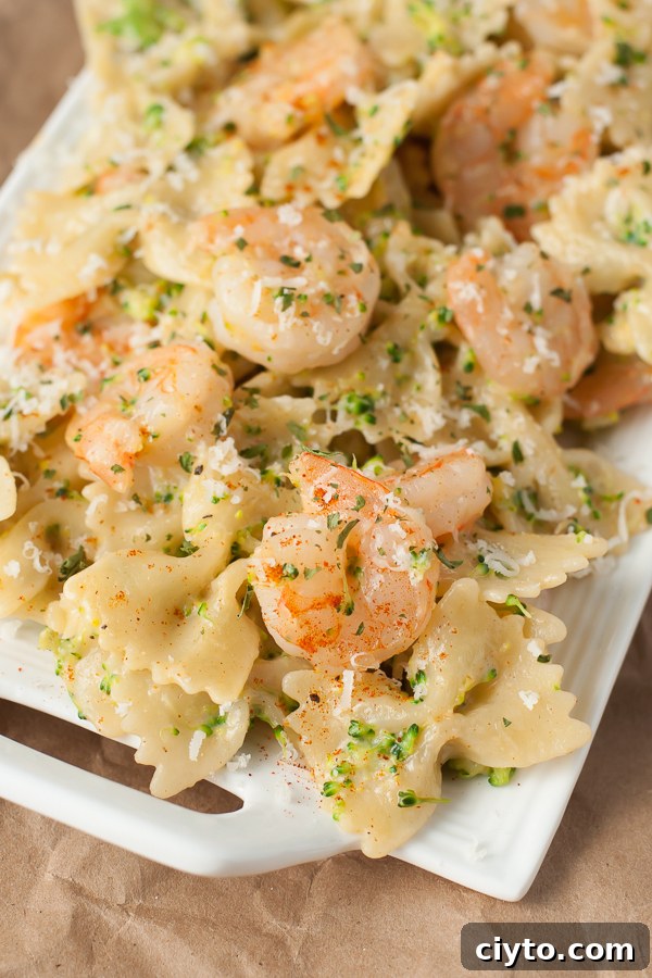 Creamy Cajun Shrimp and Broccoli Pasta