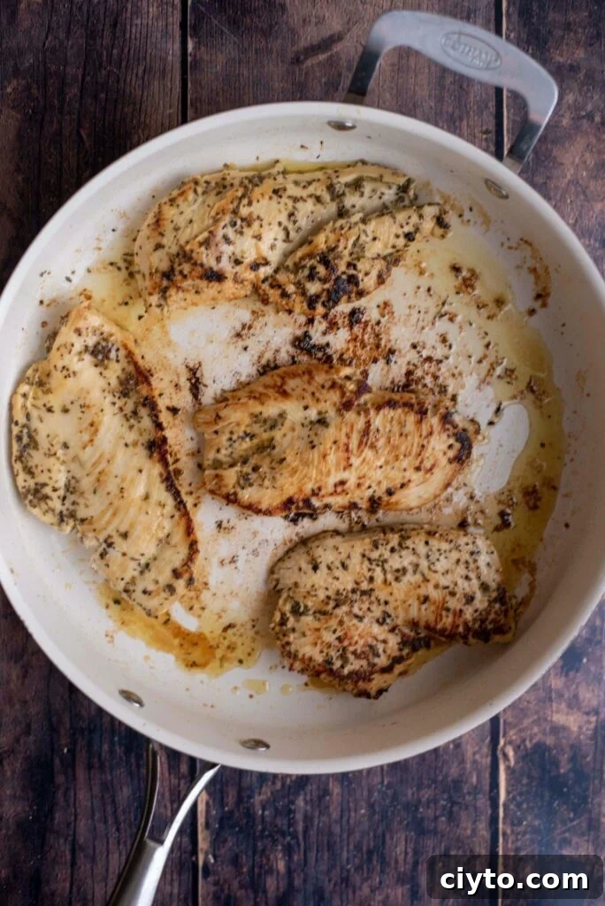 pan grilled chicken breasts for Chicken Bryan