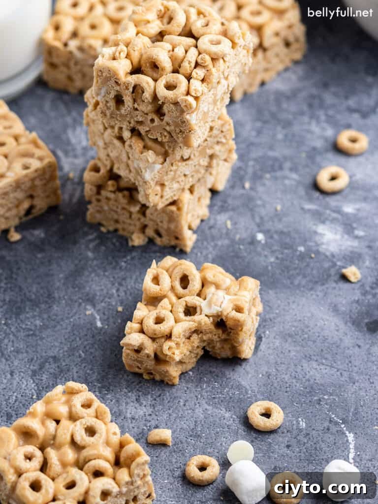 cereal bar with bite taken